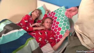 TT-Double Teen POV Handjob